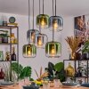 Lauden Hanglamp, Hanglamp Blauw, Groen, Duidelijk, Rookkleurig, 6-lichts