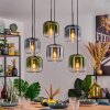 Lauden Hanglamp, Hanglamp Blauw, Groen, Duidelijk, Rookkleurig, 6-lichts