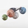 Chehalis Plafondlamp, Kogellampje Blauw, Groen, Koperkleurig, Rookkleurig, 4-lichts