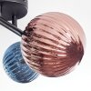 Chehalis Plafondlamp, Kogellampje Blauw, Groen, Koperkleurig, Rookkleurig, 4-lichts