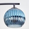 Koyoto Plafondlamp, Kogellampje Blauw, Goud, Koperkleurig, 4-lichts