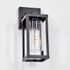 Avete Wandlamp voor buiten, Wandlamp Zwart, 1-licht