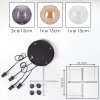 Koyoto Hanglamp, Kogellampje, Hanglamp Amber, Duidelijk, Rookkleurig, 4-lichts
