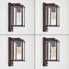 Tourega Wandlamp voor buiten, Wandlamp Roest, 1-licht, Bewegingsmelder