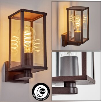 Tourega Wandlamp voor buiten, Wandlamp Roest, 1-licht