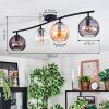 Koyoto Plafondlamp, Kogellampje Amber, Duidelijk, Rookkleurig, 4-lichts