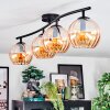 Koyoto Plafondlamp, Kogellampje Amber, 4-lichts