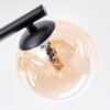 Chehalis Plafondlamp, Kogellampje Amber, Duidelijk, Rookkleurig, 3-lichts