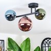 Chehalis Plafondlamp, Kogellampje Blauw, Groen, Koperkleurig, 3-lichts