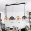 Koyoto Hanglamp, Kogellampje, Hanglamp Amber, Duidelijk, Rookkleurig, 4-lichts