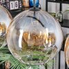 Koyoto Hanglamp, Kogellampje, Hanglamp Amber, Duidelijk, 4-lichts
