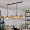 Koyoto Hanglamp, Kogellampje, Hanglamp Amber, Duidelijk, 4-lichts
