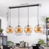 Koyoto Hanglamp, Kogellampje, Hanglamp Amber, 4-lichts