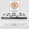 Koyoto Hanglamp, Kogellampje, Hanglamp Amber, 4-lichts