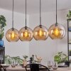 Koyoto Hanglamp, Kogellampje, Hanglamp Amber, 4-lichts