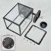 Gramilla Wandlamp voor buiten, Wandlamp Zwart, 1-licht