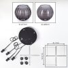 Koyoto Hanglamp, Kogellampje, Hanglamp 30 cm Rookkleurig, 4-lichts