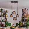 Koyoto Hanglamp, Kogellampje, Hanglamp 30 cm Rookkleurig, 4-lichts