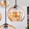 Koyoto Hanglamp, Kogellampje, Hanglamp Amber, 4-lichts