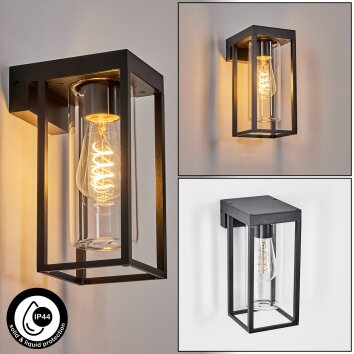 Lagarelhos Wandlamp voor buiten, Wandlamp Zwart, 1-licht