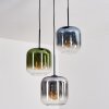 Lauden Hanglamp, Hanglamp Blauw, Groen, Duidelijk, Rookkleurig, 3-lichts