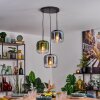 Lauden Hanglamp, Hanglamp Blauw, Groen, Duidelijk, Rookkleurig, 3-lichts
