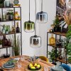 Lauden Hanglamp, Hanglamp Blauw, Groen, Duidelijk, Rookkleurig, 3-lichts