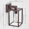 Trancozelos Wandlamp voor buiten, Wandlamp Roest, 1-licht