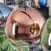 Koyoto Hanglamp, Kogellampje, Hanglamp Blauw, Groen, Duidelijk, Koperkleurig, 4-lichts