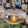 Mertola Hanglamp, Hanglamp Amber, Duidelijk, Rookkleurig, 4-lichts