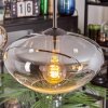 Mertola Hanglamp, Hanglamp Amber, Duidelijk, Rookkleurig, 4-lichts