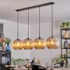Koyoto Hanglamp, Kogellampje, Hanglamp Amber, 4-lichts