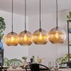 Koyoto Hanglamp, Kogellampje, Hanglamp Amber, 4-lichts