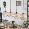 Koyoto Hanglamp, Kogellampje, Hanglamp Amber, Duidelijk, 4-lichts