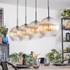 Koyoto Hanglamp, Kogellampje, Hanglamp Amber, Duidelijk, 4-lichts