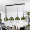 Koyoto Hanglamp, Kogellampje, Hanglamp Groen, Duidelijk, 4-lichts