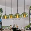 Koyoto Hanglamp, Kogellampje, Hanglamp Groen, Duidelijk, 4-lichts