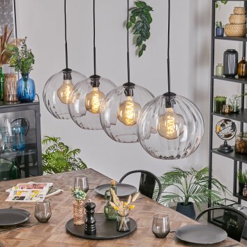 Koyoto Hanglamp, Kogellampje, Hanglamp Duidelijk, 4-lichts