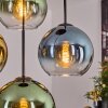 Koyoto Hanglamp, Kogellampje, Hanglamp Blauw, Goud, Groen, Duidelijk, 4-lichts