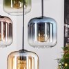 Lauden Hanglamp, Kogellampje, Hanglamp Amber, Blauw, Groen, Duidelijk, Koperkleurig, 4-lichts