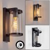Telhada Wandlamp voor buiten, Wandlamp Zwart, 1-licht