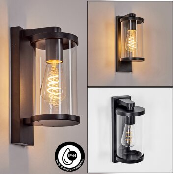 Telhada Wandlamp voor buiten, Wandlamp Zwart, 1-licht