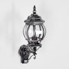 Lentua Wandlamp voor buiten, Wandlamp Zwart, Zilver, 1-licht, Bewegingsmelder