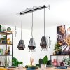 Duren Hanglamp, Hanglamp Zwart, 3-lichts