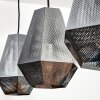 Duren Hanglamp, Hanglamp Zwart, 3-lichts
