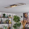 Torresella Plafondlamp LED Zwart, 1-licht