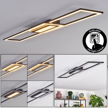 Torresella Plafondlamp LED Zwart, 1-licht