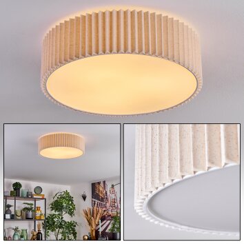 Deran Plafondlamp Wit, 3-lichts