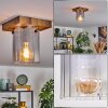Donar Plafondlamp houtlook, 1-licht