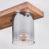 Donar Plafondlamp houtlook, 3-lichts